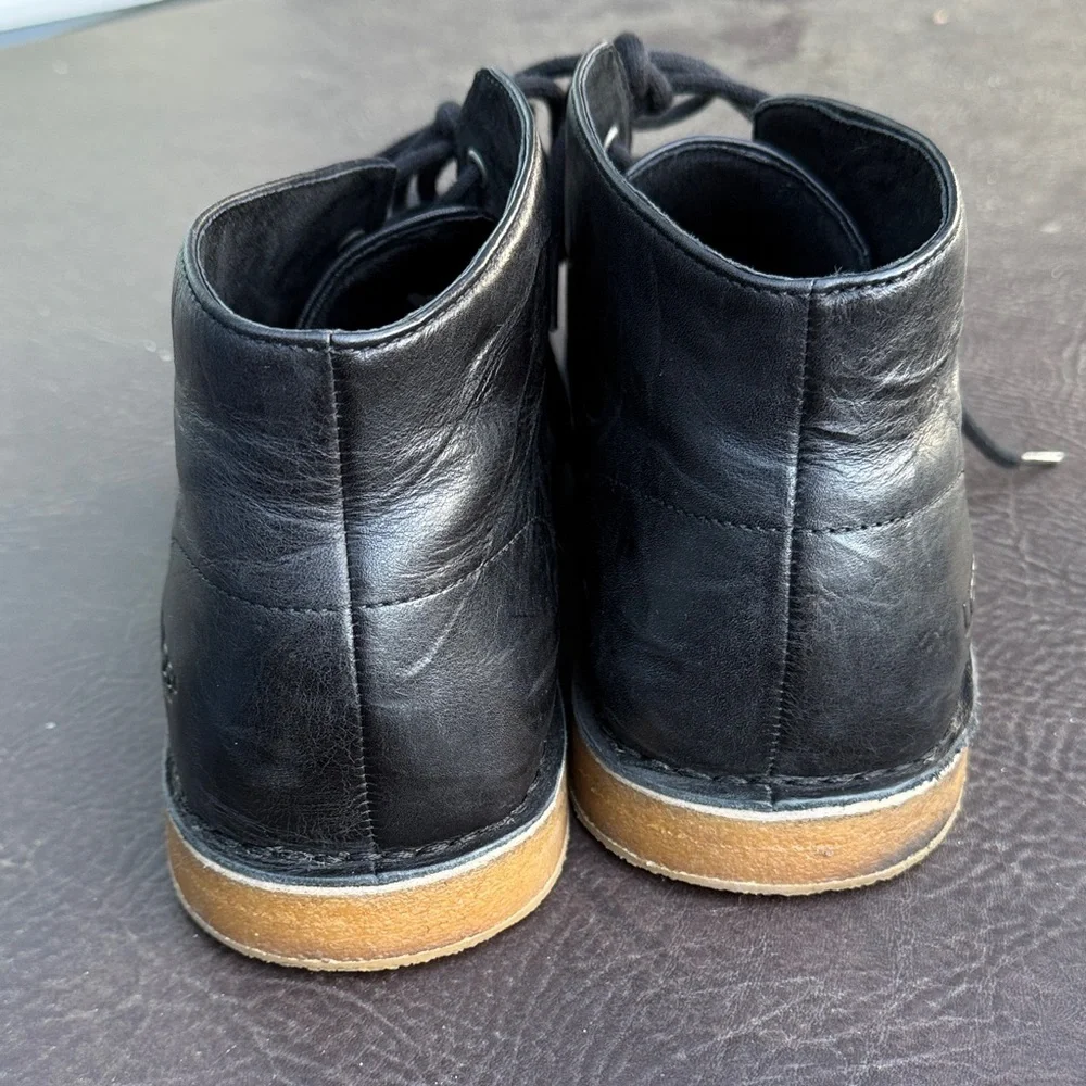 UGG Men's Black Leather Chukka Boots 12